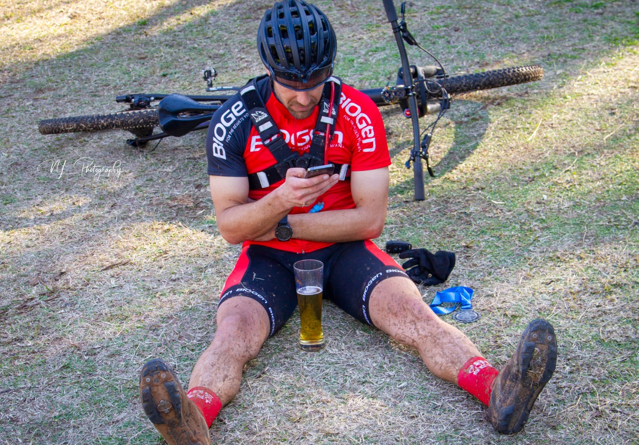 relax at the finish