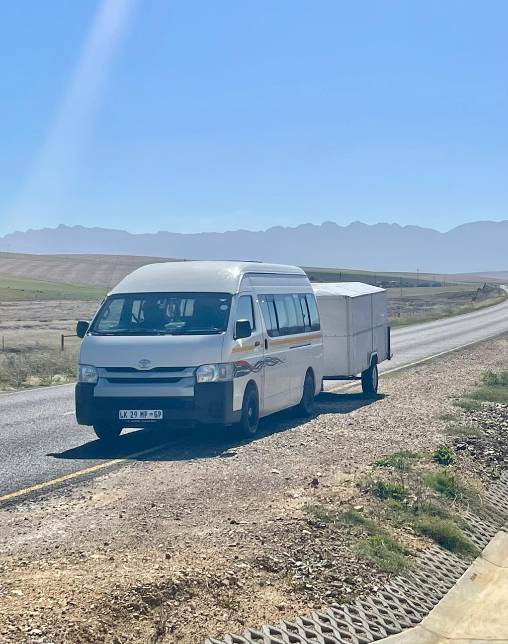 shuttle and trailer