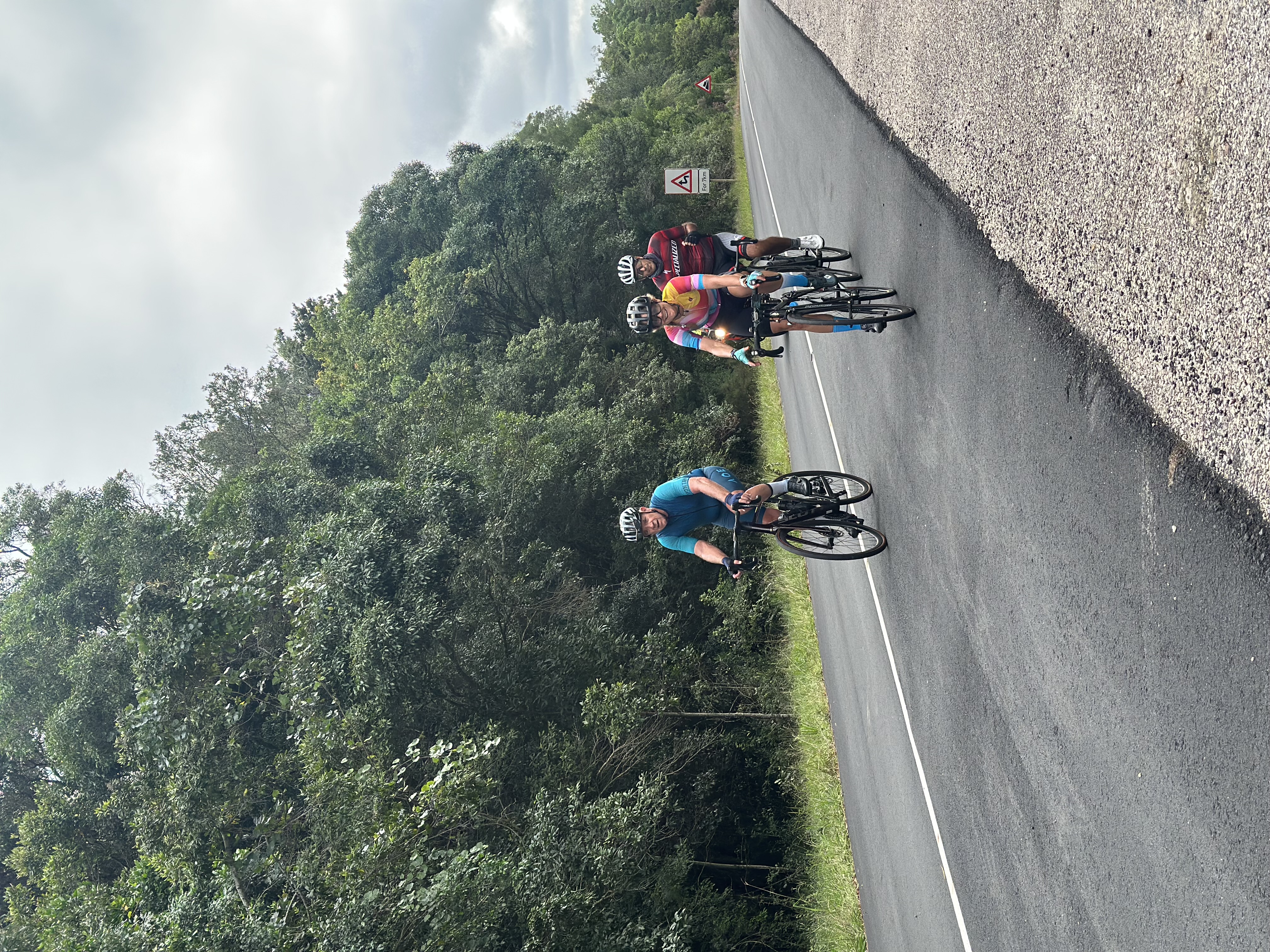 Riders top of Bloukrans Pass