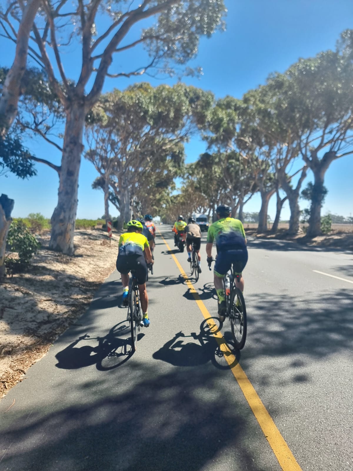 cycling to melkbosstrand 