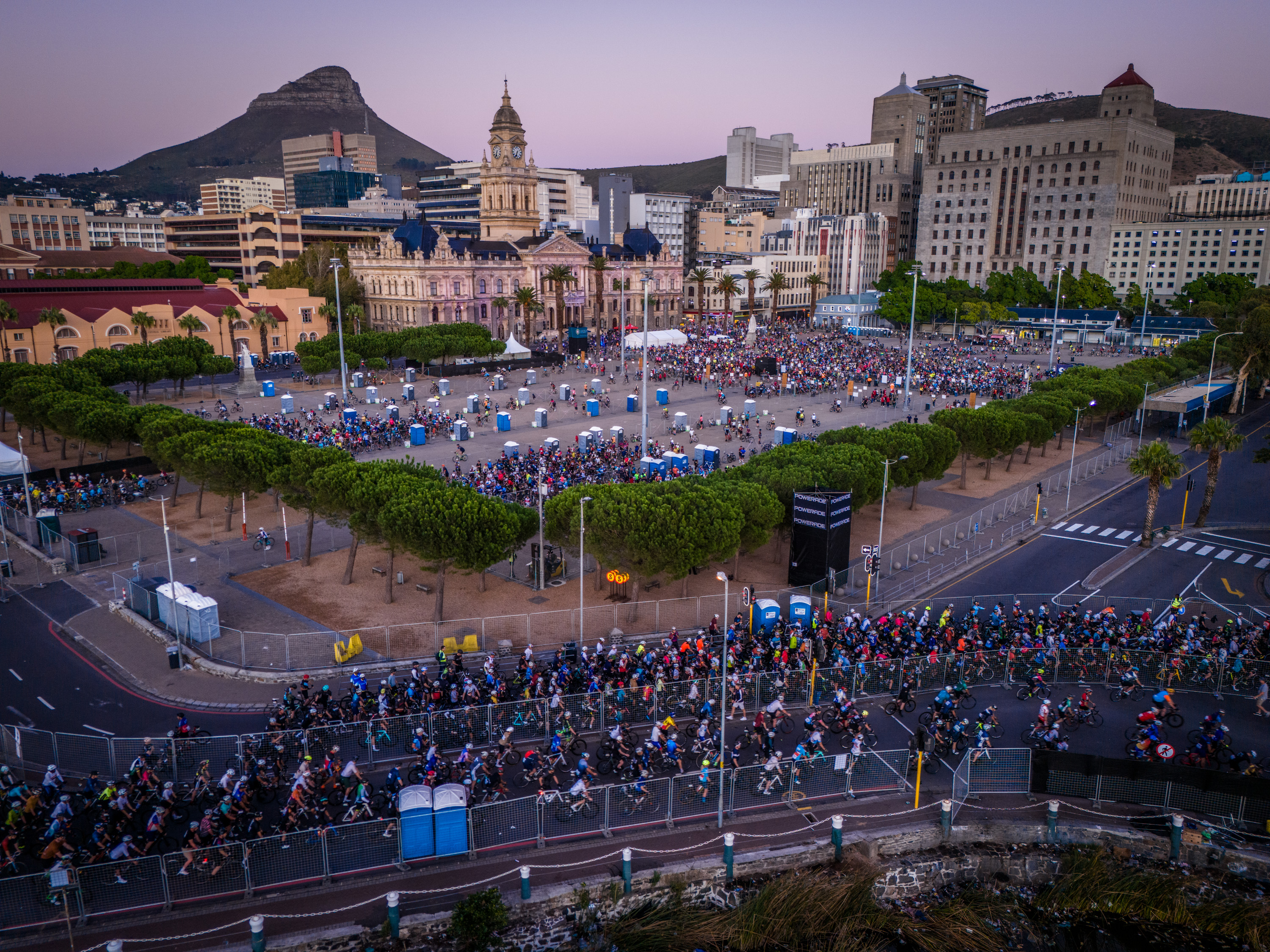 Cape Town cycle tour start