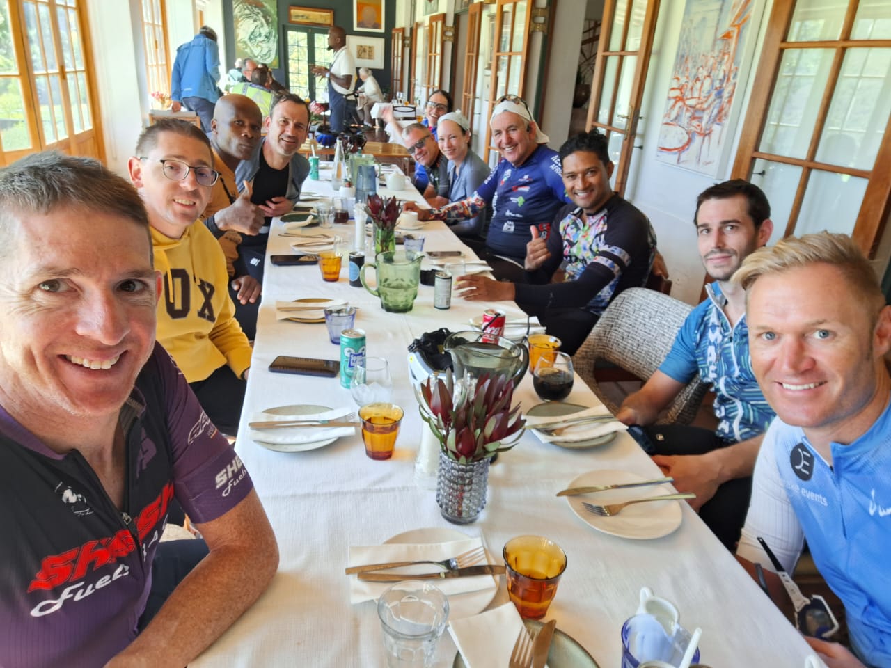 lunch at beyerskloof