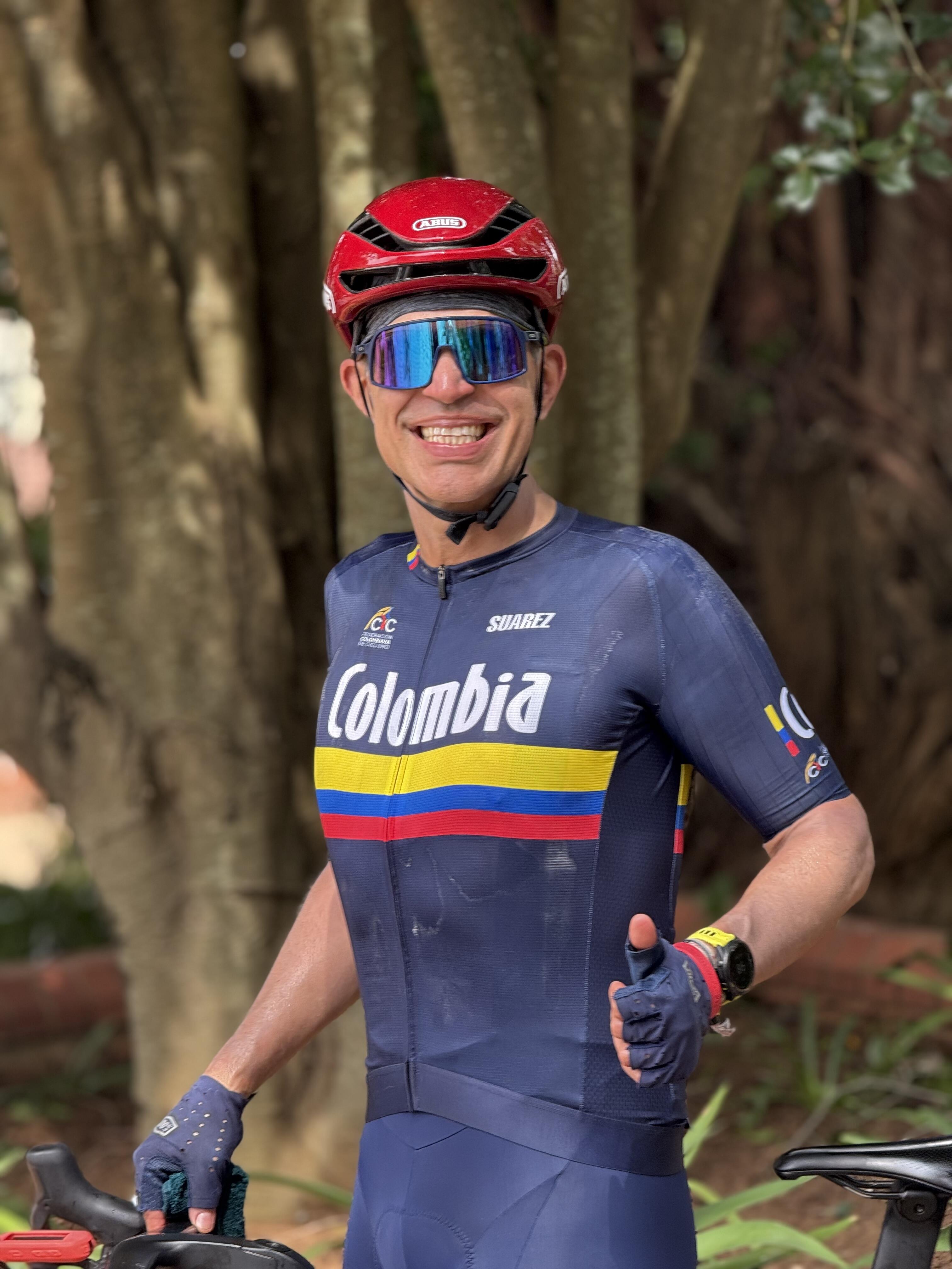 javier at the end of stage 4